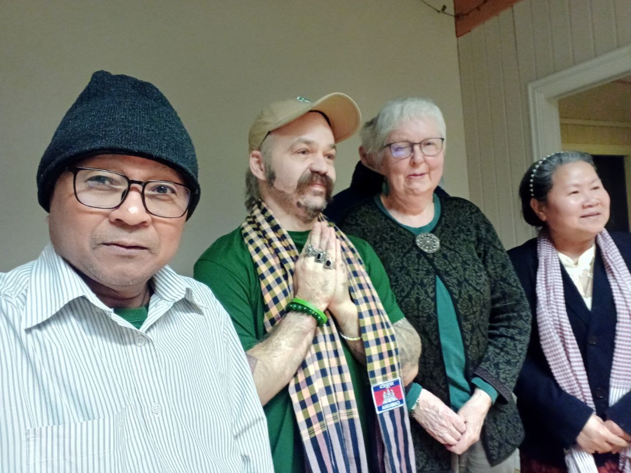 To representanter WPAC Norway i et møte hos NFH i Mandal